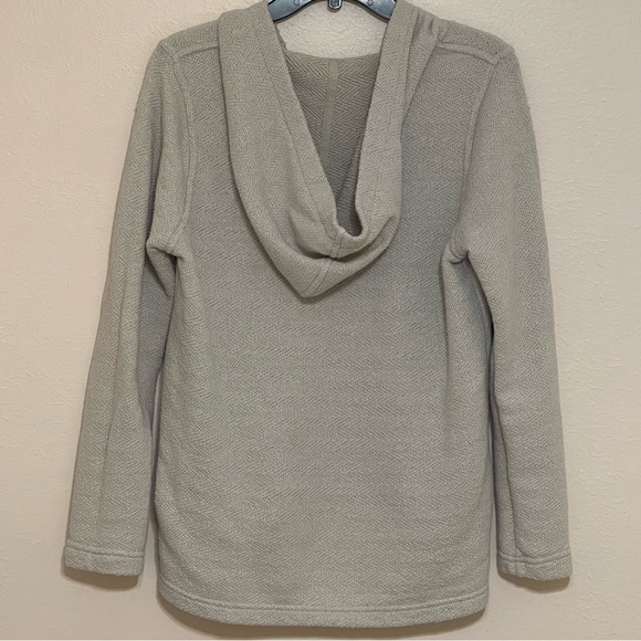 Faherty Whitewater Beach Terry Hoodie Organic Cotton Blend Sweatshirt | Medium - Picture 2 of 12